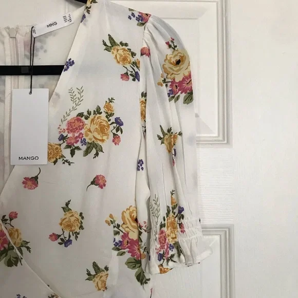 NWOT: MANGO Floral Print Jumpsuit - Picture 10 of 13